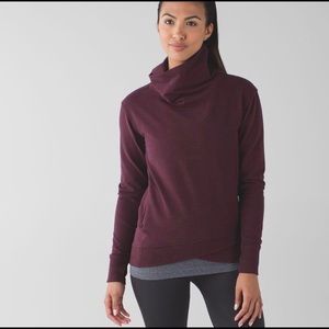 Lululemon Maroon Turtleneck Sweater